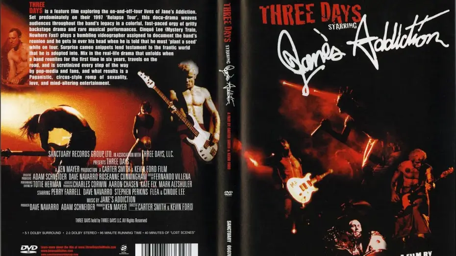 Відео до фільму Three Days | Jane&rsquo;s Addiction: Three Days Movie- A Documentary