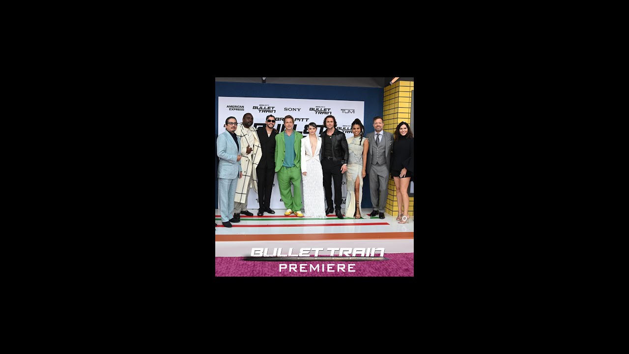 Відео до фільму Швидкісний поїзд | Brad Pitt and the Cast at the World Premiere