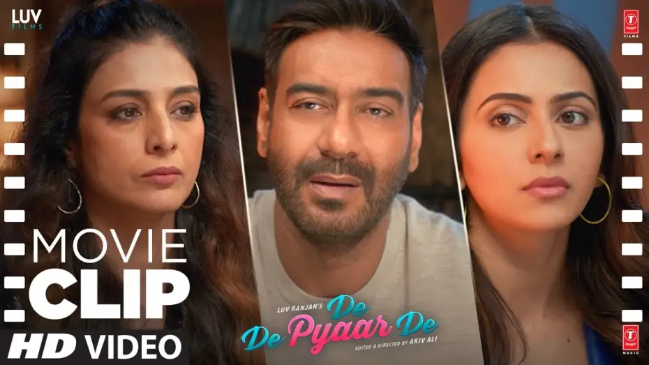 Відео до фільму De De Pyaar De | De De Pyaar De (2019) | "Live-In Scene with Family" | Ajay Devgn, Tabu, Rakul Preet Singh