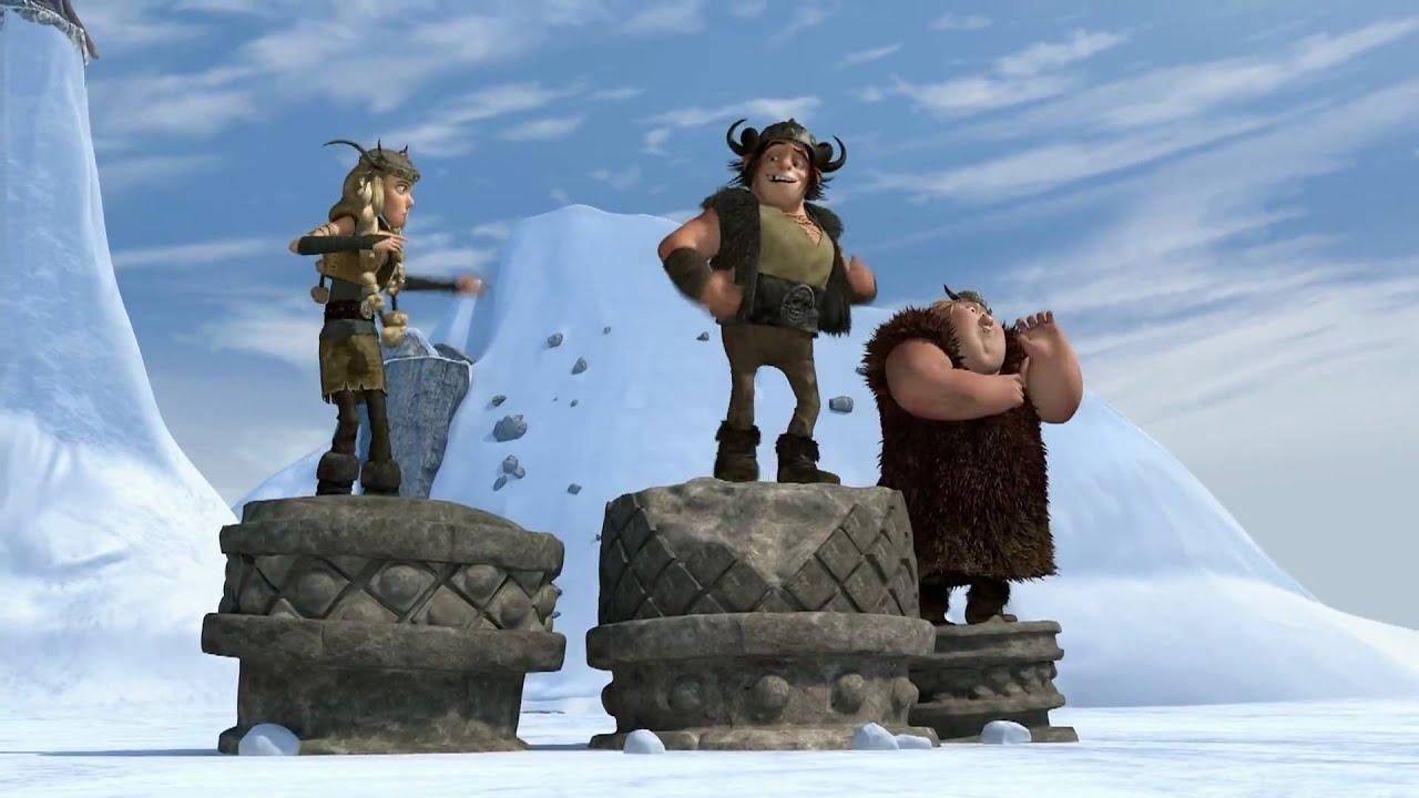 Відео до фільму Як приборкати дракона | Dragon-Viking Games Vignettes: Medal Ceremony