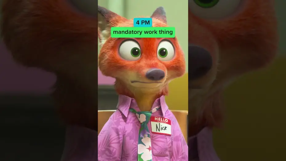 Відео до фільму Zootopia 2 | Average day for a fox and bunny.