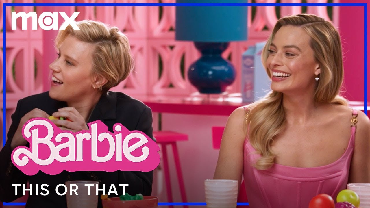 Відео до фільму Барбі | Margot Robbie & the Cast of Barbie Play This Or That