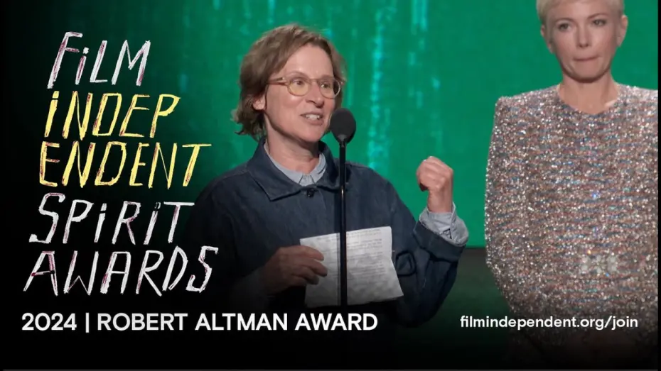 Відео до фільму Поява | SHOWING UP wins the ROBERT ALTMAN AWARD at the 2024 Film Independent Spirit Awards