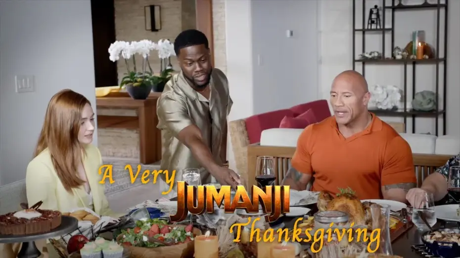 Відео до фільму Джуманджі: Наступний рівень | A Very Jumanji Thanksgiving
