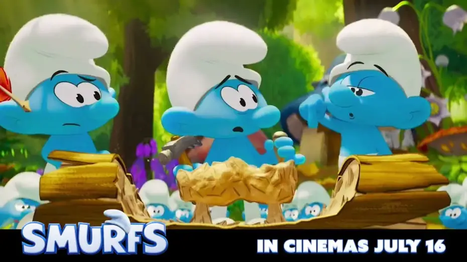 Відео до фільму Smurfs | Smurf-sized heroes, giant-sized fun!