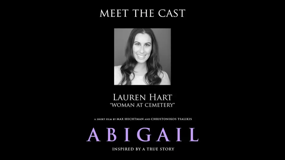 Відео до фільму Abigail | "Abigail" Meet the Cast: Lauren Hart (Woman at Cemetery)