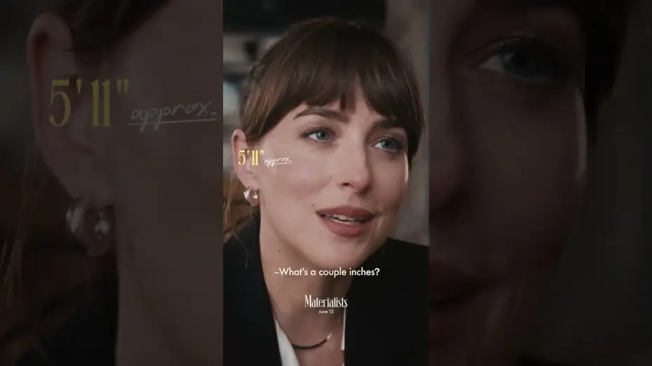 Відео до фільму Матеріалісти | And you, what