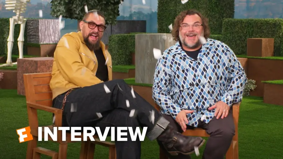 Відео до фільму Майнкрафт | Jack Black and Jason Momoa Chaotically Break into Song During ‘Minecraft’ Interview