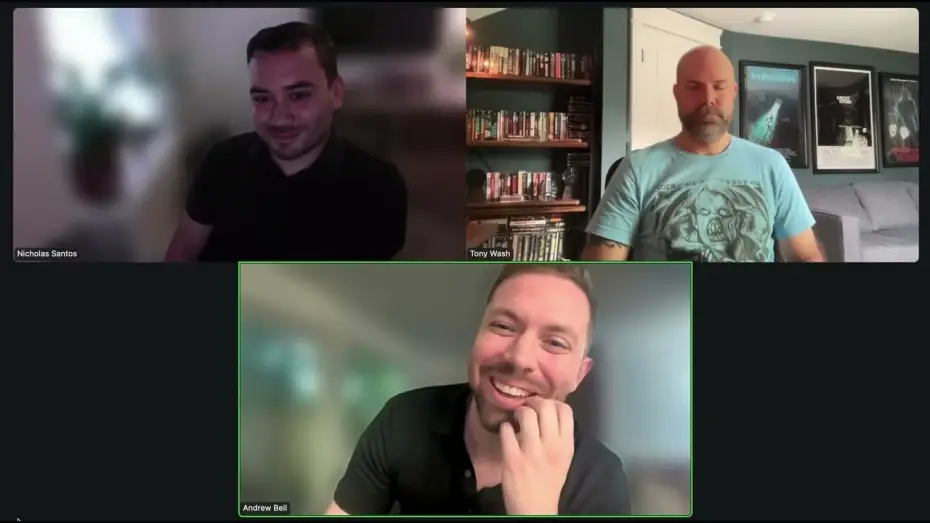 Відео до фільму Bleeding | Interview with Andrew Bell & Nicholas Santos