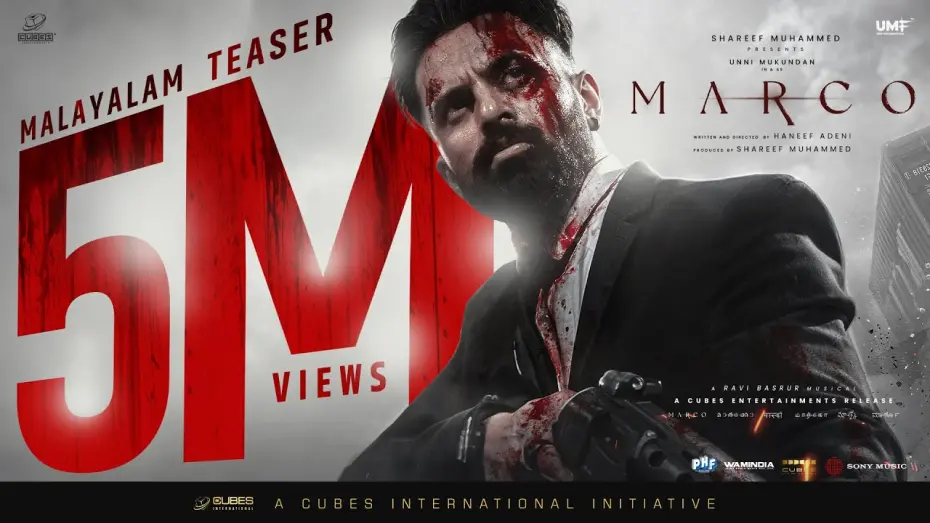 Відео до фільму Marco | MARCO Official Teaser | Unni Mukundan | Shareef Muhammed | Haneef Adeni | Ravi Basrur