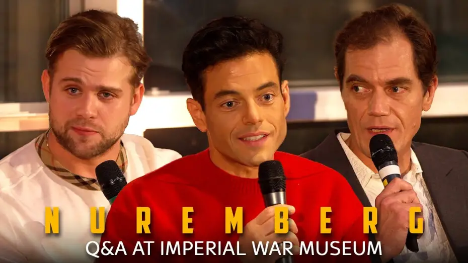 Відео до фільму Nuremberg | Rami Malek, Leo Woodall, Michael Shannon & James Vanderbilt Talk Nuremberg | Imperial War Museum