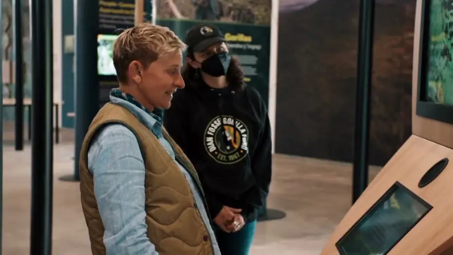 Відео до фільму Saving the Gorillas: Ellen