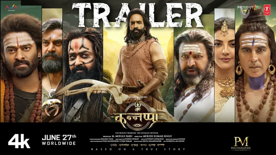 Відео до фільму Kannappa | Kannappa Official Trailer – Hindi | Akshay Kumar | Vishnu Manchu | Mohan Babu | Prabhas | Mohanlal