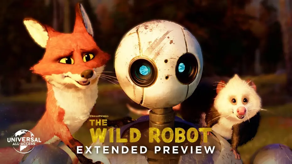 Відео до фільму The Wild Robot | Roz Becomes One With Nature