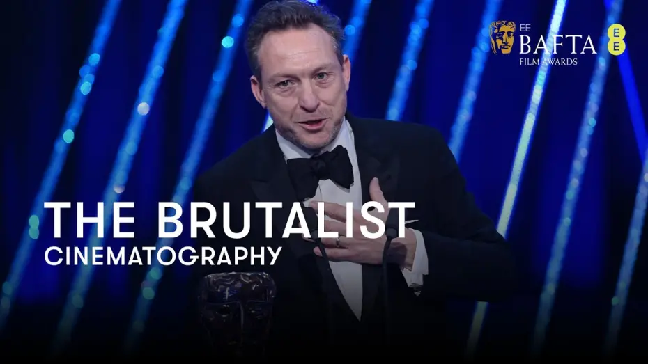 Відео до фільму The Brutalist | The Brutalist wins the Cinematography BAFTA | BAFTA Film Awards 2025