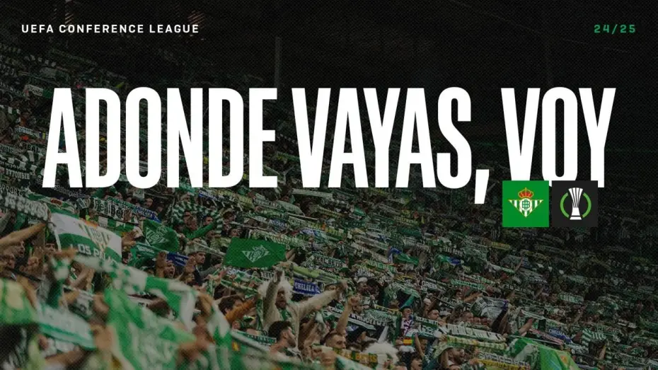 Відео до фільму Adonde vayas, VOY. BETIS Ale | Adonde vayas, VOY... #BetisAl&eacute; volver&aacute; a recorrer Europa entera 💪💚🇪🇺 | Real BETIS Balompi&eacute;