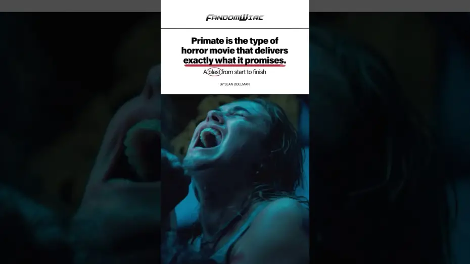 Відео до фільму Примат | Fandom Wire Review
