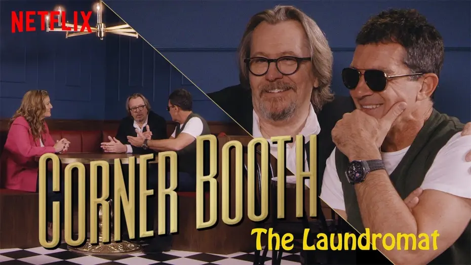 Відео до фільму Пральня | Antonio Banderas and Gary Oldman from The Laundromat in the Corner Booth