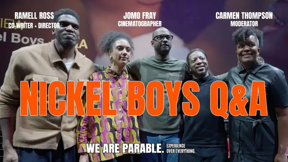 Відео до фільму Nickel Boys | Nickel Boys Q&A | RaMell Ross & Jomo Fray | Adapting Colson Whitehead’s Pulitzer Prize-Winning Novel