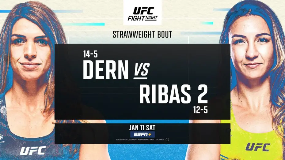 Відео до фільму UFC Fight Night 249: Dern vs. Ribas 2 | UFC Vegas 101: Dern vs Ribas 2 - January 11th | Fight Promo
