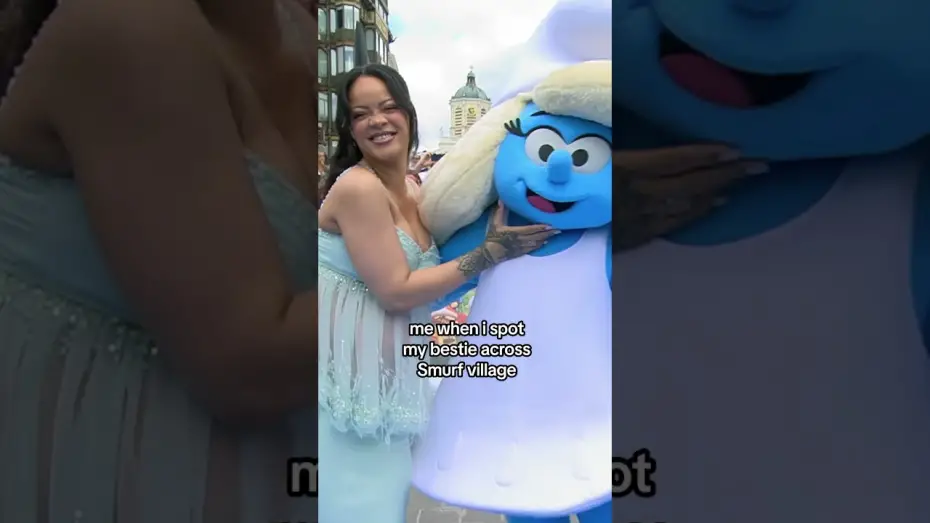 Відео до фільму Smurfs | Rihanna + Smurfette = ultimate bestie goals in Smurf Village!