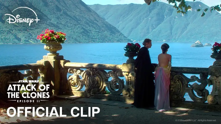 Відео до фільму Зоряні війни: Епізод 2 — Атака клонів | Anakin and Padmé Kiss on Naboo - Official Clip