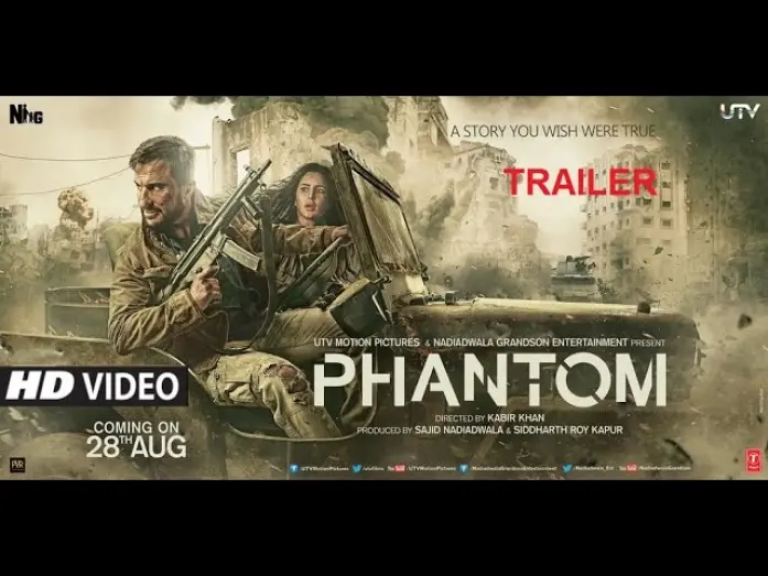 Відео до фільму Phantom | Phantom (2015) Official Trailer  Saif Ali Khan,Katrina Kaif,Rajesh Tailang Is Raw Agent Alok