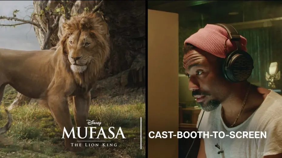 Відео до фільму Муфаса: Король Лев | Cast Booth-To-Screen