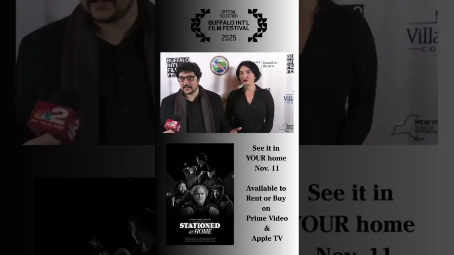 Відео до фільму Stationed At Home | WGRZ (CBS) Covered STATIONED AT HOME at the Buffalo International Film Festival (10/14/25)