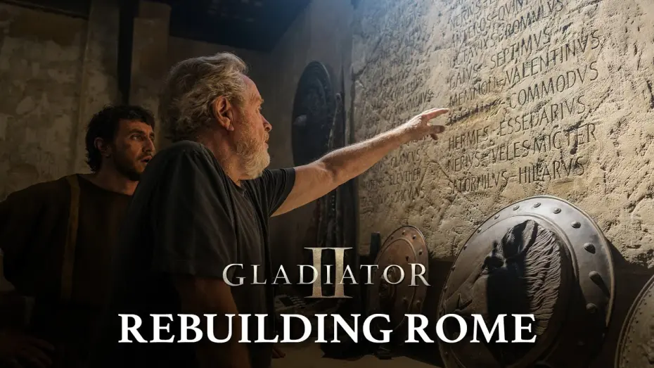Відео до фільму Гладіатор 2 | Rebuilding Rome for Gladiator II
