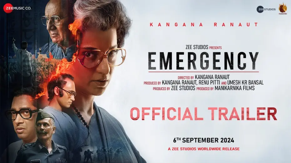 Відео до фільму Emergency | Emergency - Official Trailer | Kangana Ranaut, Anupam K, Shreyas T, Milind S | In Cinemas 6th Sept