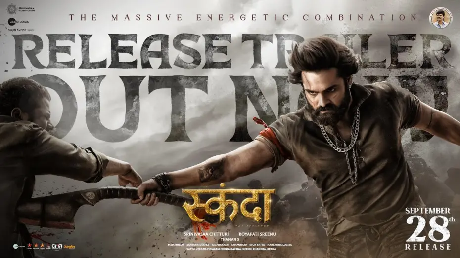Відео до фільму Skanda | Skanda - Release Trailer (Hindi) | Ram Pothineni, Sree Leela | Boyapati Sreenu |Thaman S |SS Screens