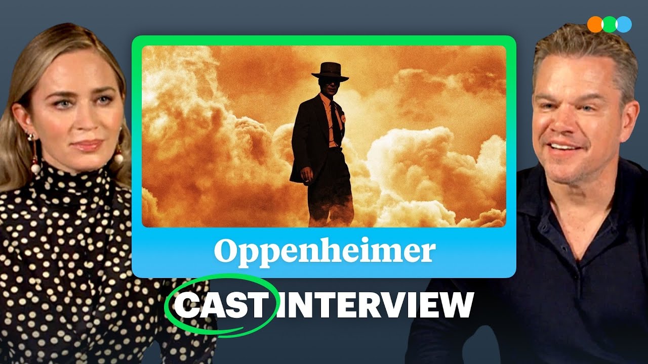 Відео до фільму Оппенгеймер | Matt Damon, Emily Blunt and Cillian Murphy Discuss Oppenheimer