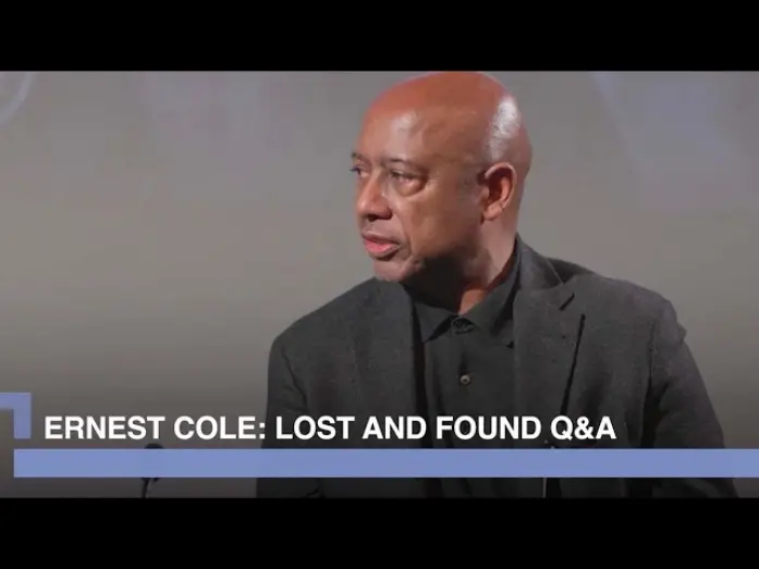 Відео до фільму Ernest Cole: Lost and Found | Raoul Peck on Ernest Cole: Lost and Found | BFI Q&A