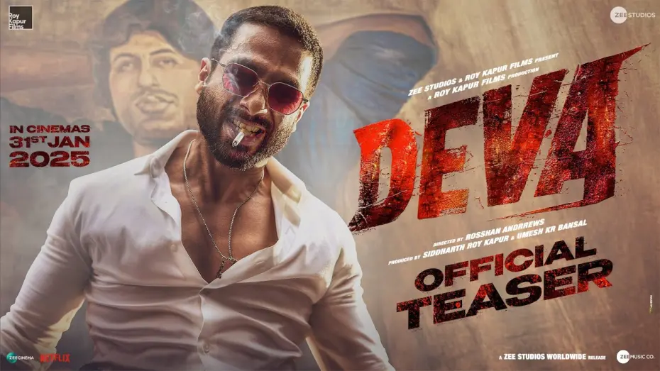 Відео до фільму Deva | Deva | Official Teaser l Shahid Kapoor | Pooja Hegde | Rosshan Andrrews | In Cinemas 31st January