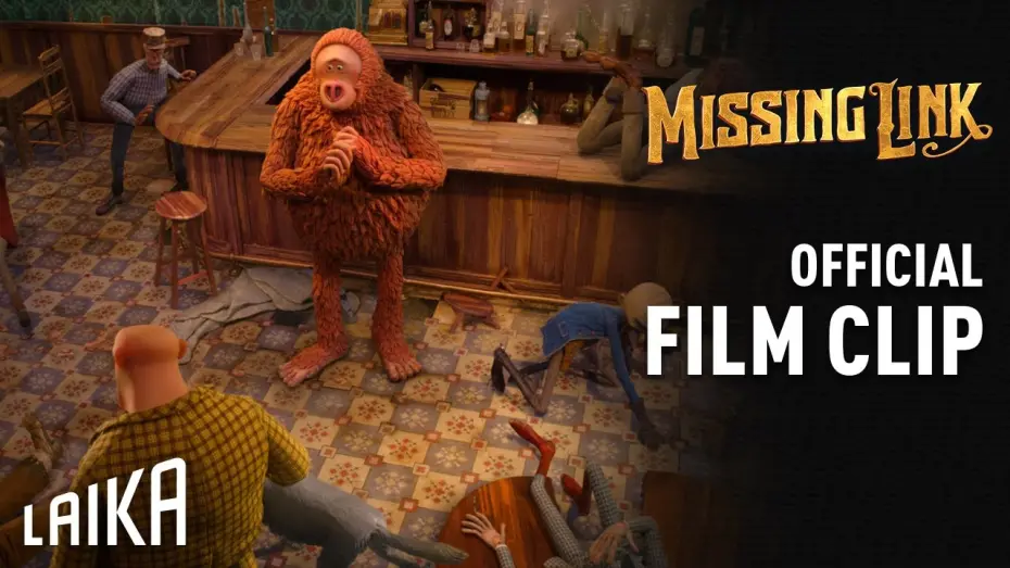 Відео до фільму Містер Лінк: Загублена ланка еволюції | Behind the Bar Brawl in Missing Link