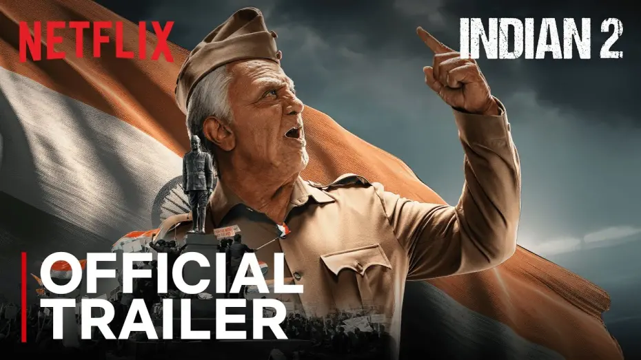 Відео до фільму Indian 2: Zero Tolerance | Indian 2 | Official trailer | Kamal Haasan | Shankar | Anirudh | Subaskaran | Netflix India