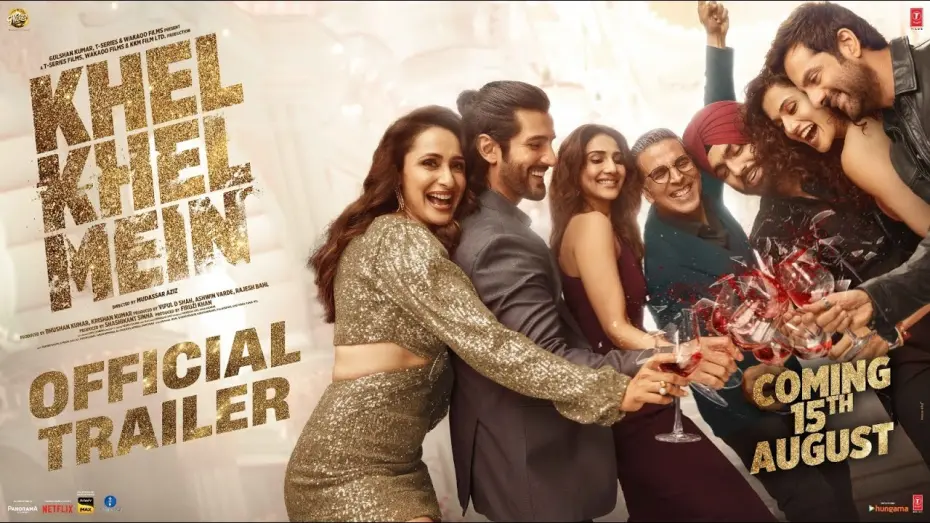 Відео до фільму Khel Khel Mein | KHEL KHEL MEIN (Official Trailer): Akshay Kumar,Vaani,Ammy,Taapsee,Fardeen,Aditya,Pragya | Bhushan K