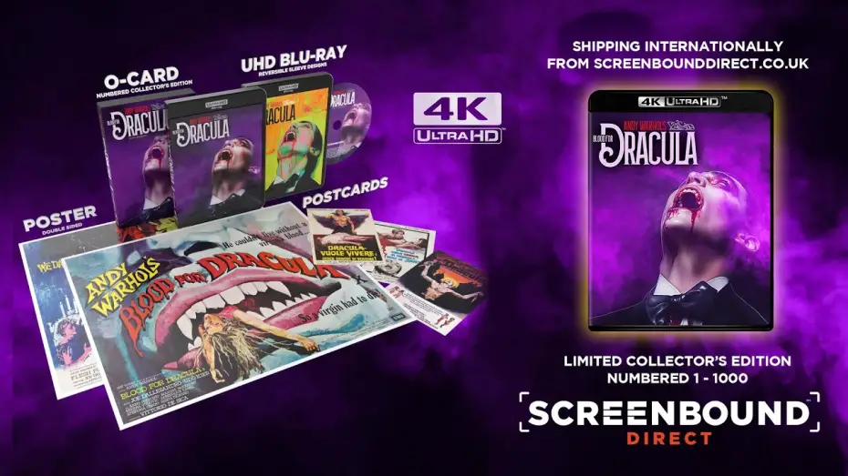 Відео до фільму Blood for Dracula | UHD Trailer