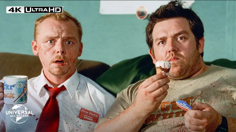 Відео до фільму Зомбі на ім’я Шон | Simon Pegg Gets His First Zombie Kill - Extended Preview