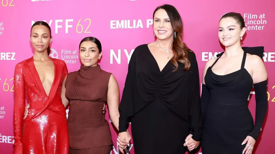 Відео до фільму Emilia Pérez | Selena Gomez, Zoe Saldaña, Karla Sofía Gascón, Jacques Audiard, and More on Emilia Pérez