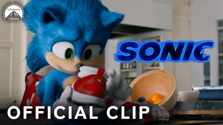 Відео до фільму Їжак Сонік | Sonic Gets His First Pair of Red Shoes - Full Scene