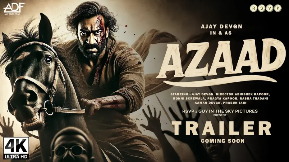 Відео до фільму Azaad | Azaad : Official Trailer | Ajay Devgn, Rasha Thadani | Abhishek Kapoor | RSVP | T-Series