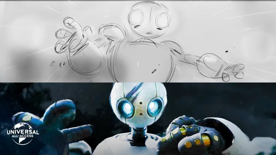 Відео до фільму The Wild Robot | Storyboard Side By Side
