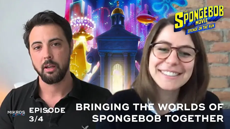 Відео до фільму Губка Боб: Втеча Губки | [Talks][#SpongeBobMovie​] Bringing the Worlds of SpongeBob Together 3/4