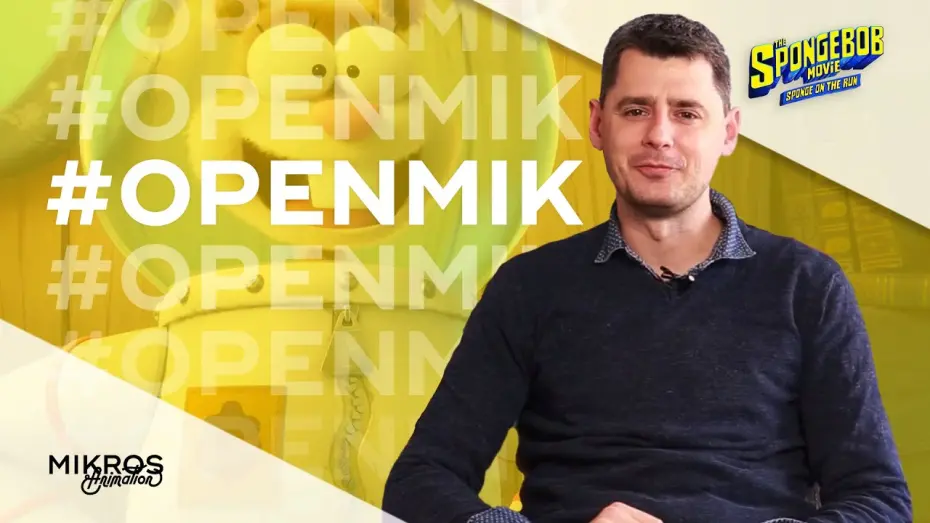 Відео до фільму Губка Боб: Втеча Губки | [#OpenMik] Vincent Duponchel, Texturing supervisor on #SpongeBobMovie