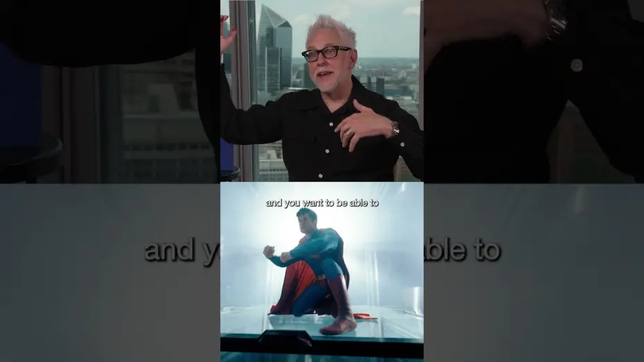 Відео до фільму Супермен: Спадок | James Gunn on why Superman needs to be seen on the biggest screen possible