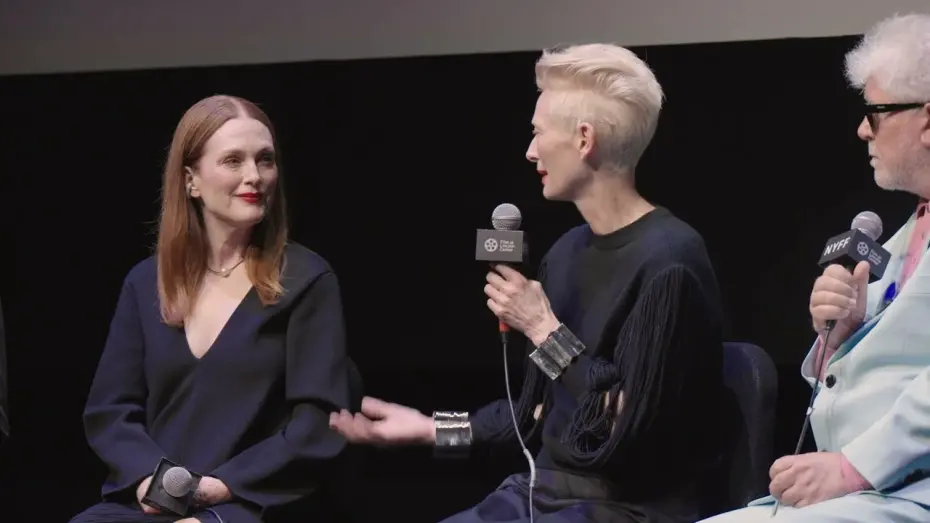 Відео до фільму Сусідня кімната | Tilda Swinton, Julianne Moore, Pedro Almodóvar, and John Turturro on The Room Next Door