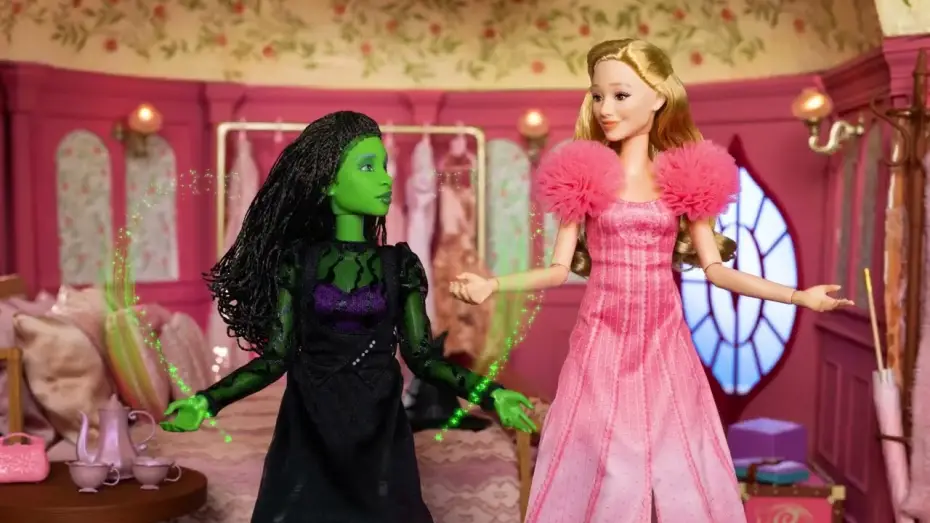 Відео до фільму Wicked | &ldquo;Popular&rdquo; Stop Motion Music Video ft. Glinda & Elphaba dolls