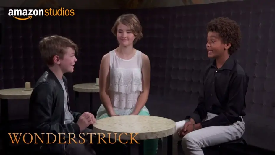 Відео до фільму Світ, повний чудес | Wonderstruck - Roundtable: Oakes Fegley, Millicent Simmonds & Jaden Michael | Amazon Studios